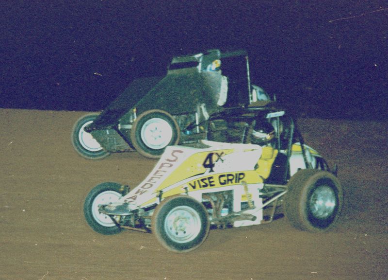 Wolfgang and Shuman battleing at Lawton 1978